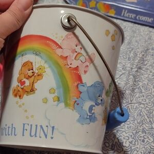 Colorful Care Bears Metal Bucket Pail